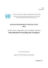 International Forwarding and Transport